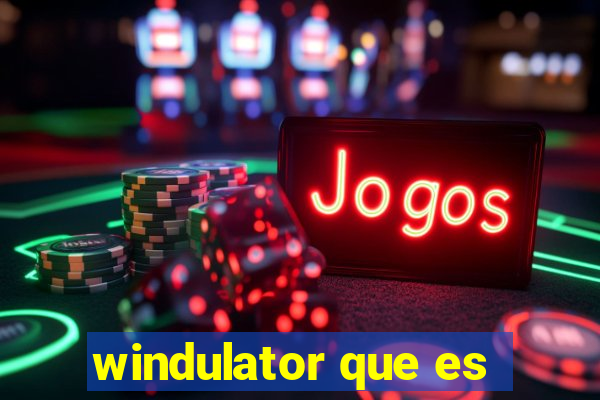 windulator que es